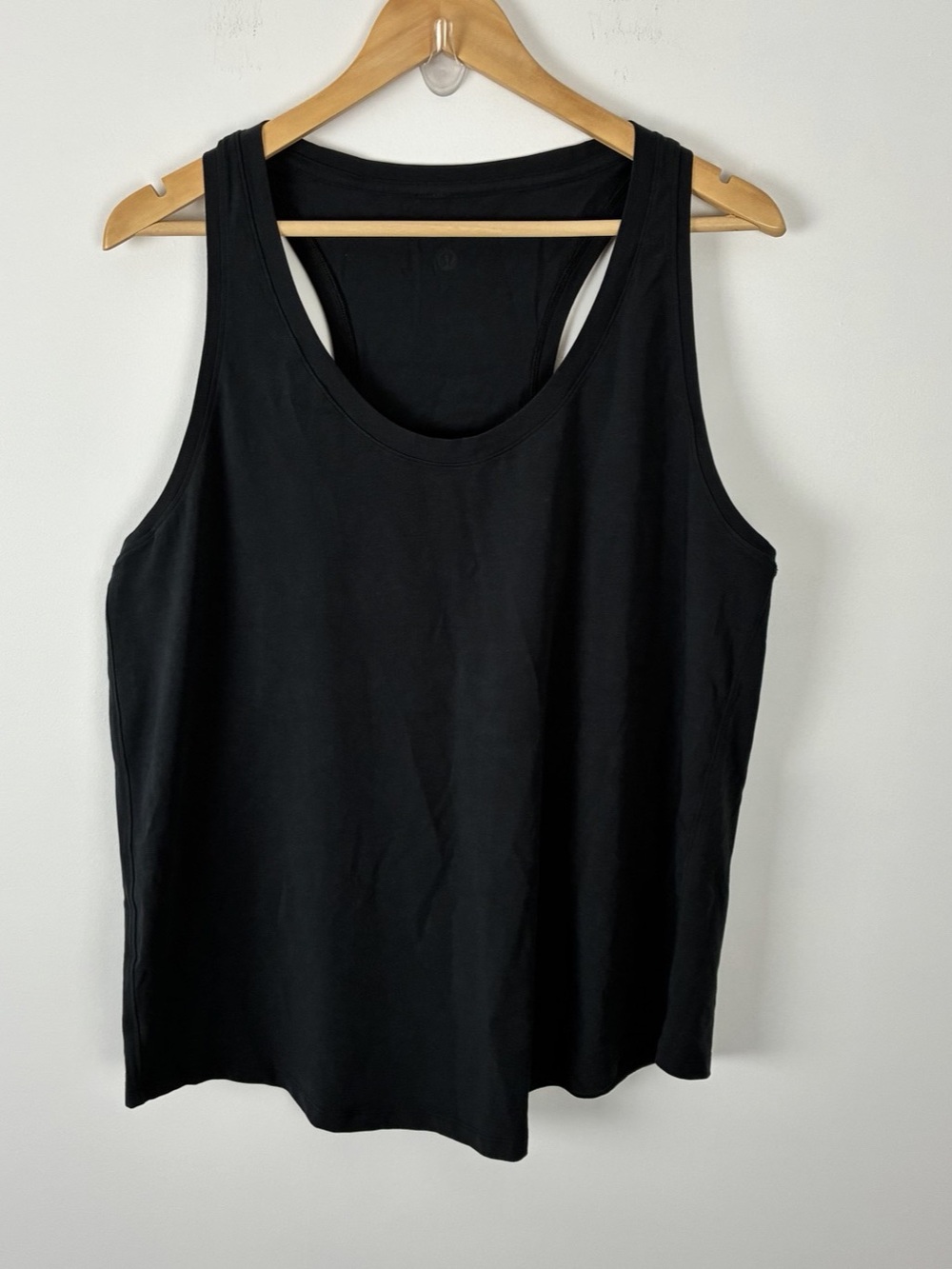 Lululemon Black Racerback Tank Top Athleisure Athletic Running Workout Basic